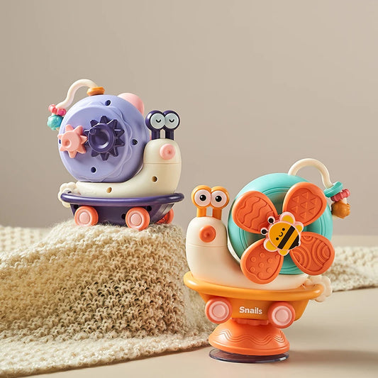 Child's Play Snail Windmill Toys Spinner Suction Cup Sensory