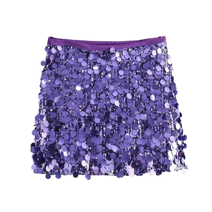 Minifalda de lentejuelas 
