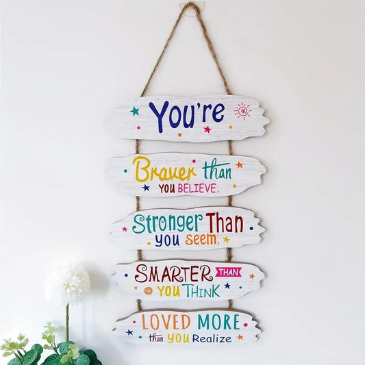 Motivational Wall Decor For Kids Wooden Nursery Wood Sign Decor Educational Kids Room Wall Art Decor Inspirational Wall Wood
