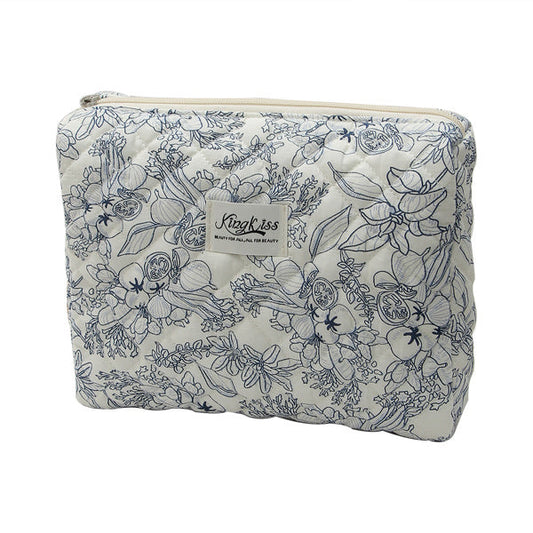 Women Floral Makeup Bag - Set Of 3