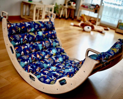 Montessori Climber Set: Arch, Rocker, Ramp, and Pillow Options