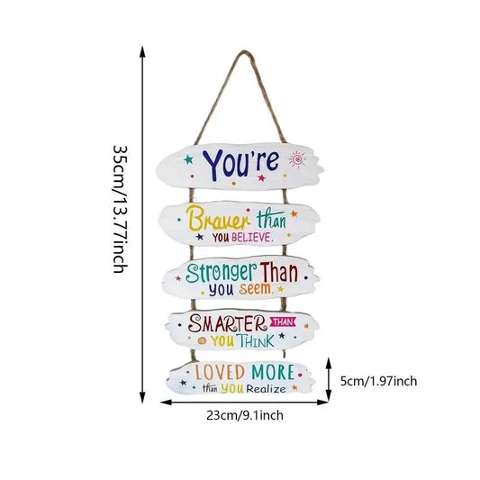 Motivational Wall Decor For Kids Wooden Nursery Wood Sign Decor Educational Kids Room Wall Art Decor Inspirational Wall Wood