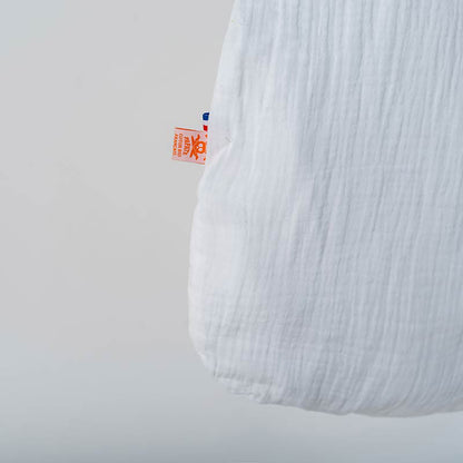 Saco de dormir de verano de algodón orgánico - Blanco