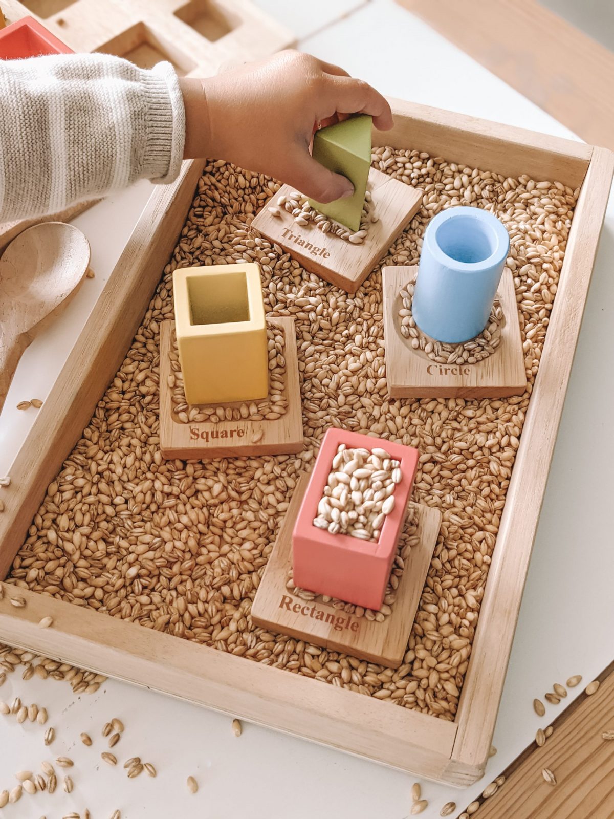 Montessori 3D sorting and nesting board