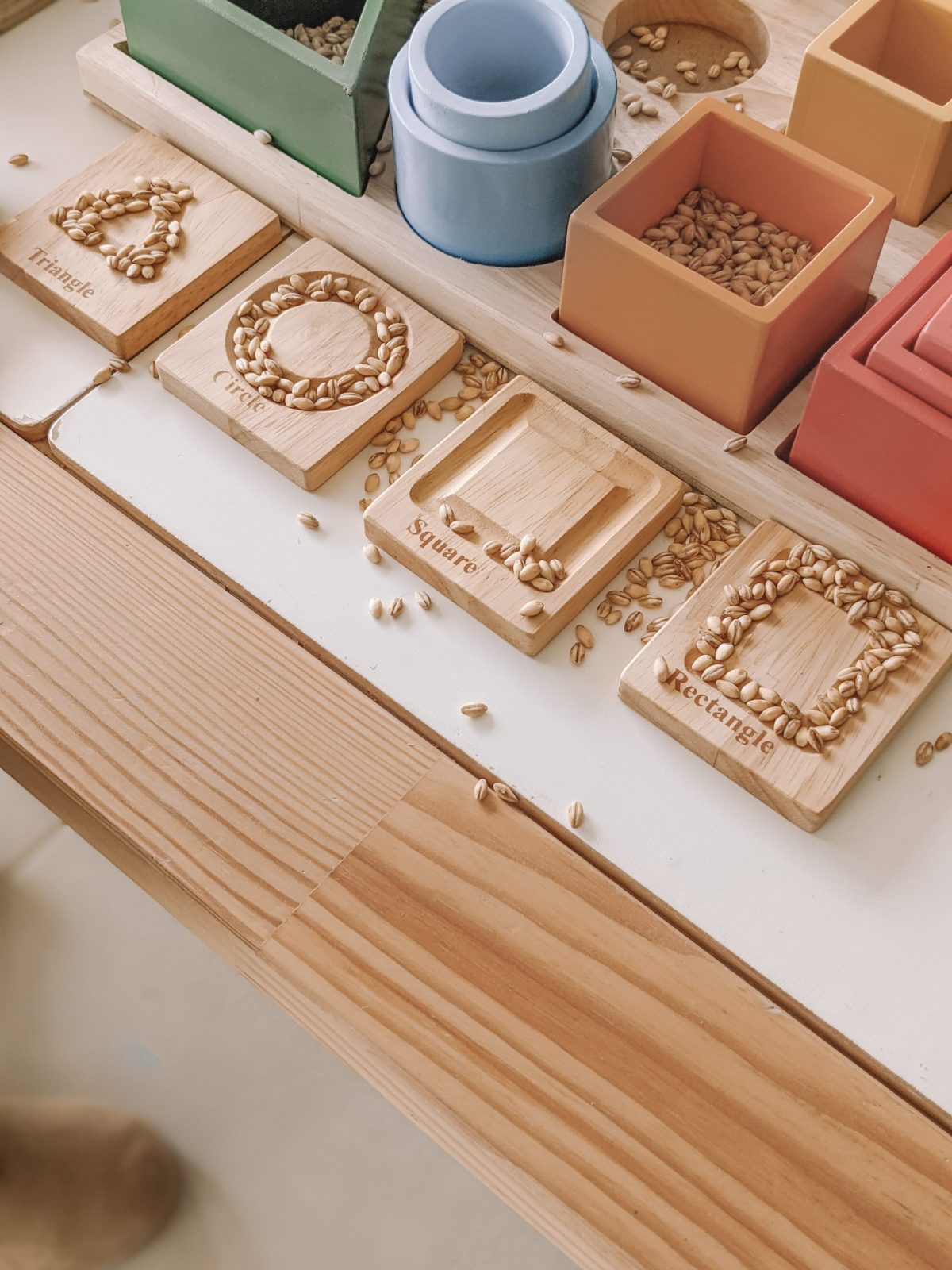 Montessori 3D sorting and nesting board