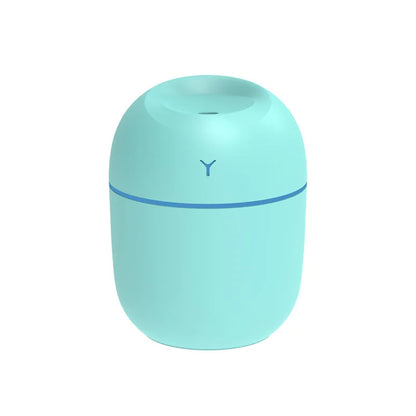 Humidificador ultrasónico portátil USB con difusor de aceites esenciales y LED