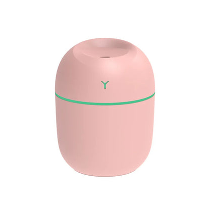 Humidificador ultrasónico portátil USB con difusor de aceites esenciales y LED