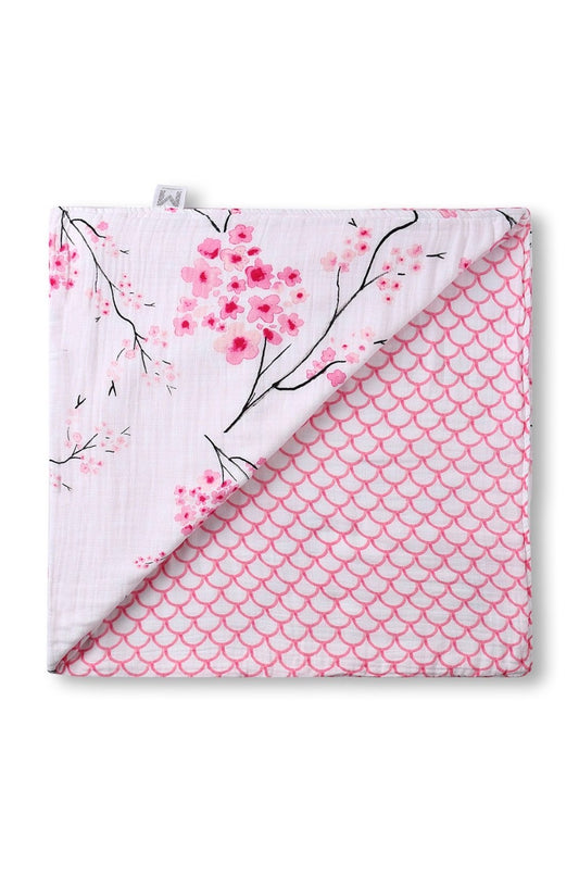Organic Snug Blanket Cherry Blossom