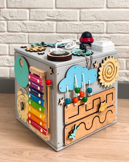 Busy Cube & Storage For Toys