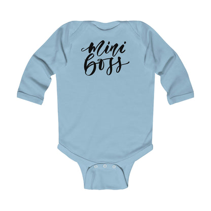 Body de manga larga para bebé - Estampado Mini Boss