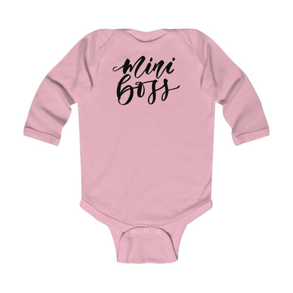 Body de manga larga para bebé - Estampado Mini Boss