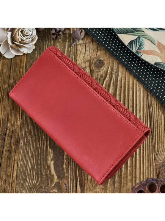 Natural Leather Women's Wallet