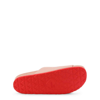 Sandalias rosas tipo slide 